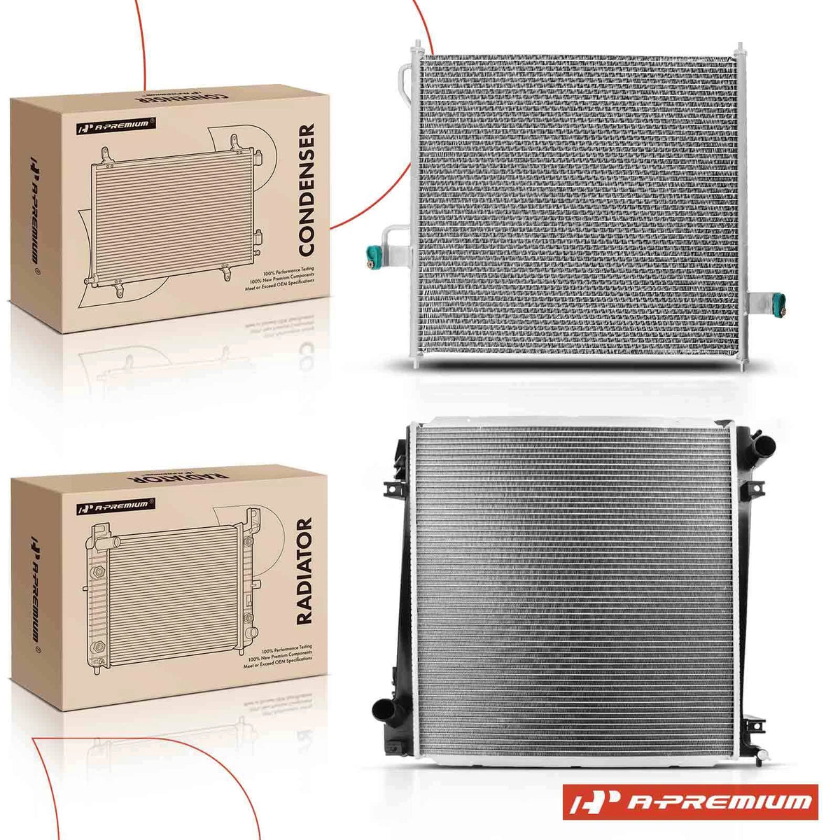 Cooling Kit for Mercury Ford Explorer (2002–2005) - 8012342, 1L2H8005DC, 1L2Z8005DC, 1L2Z19712AA, 1L2Z17912AA