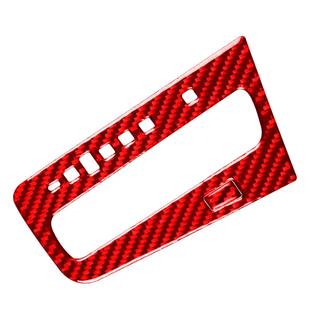 Carbon Red Gear Shift Panel Cover Trim for Honda Civic 2012–2015