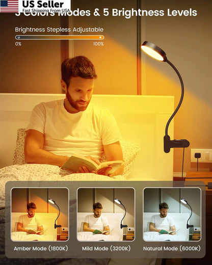 5W Clip on Light for Universal Use (LED, Eye Caring)