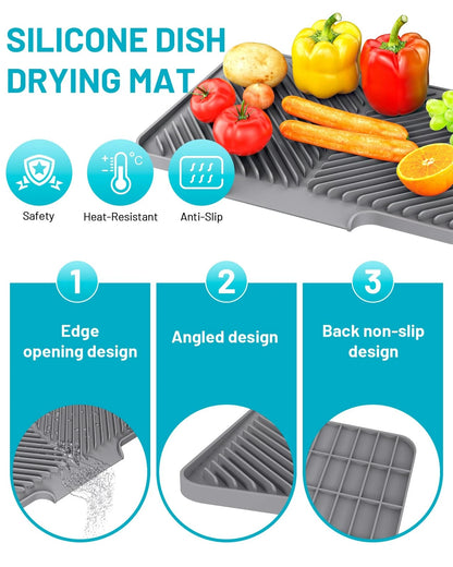 Dish Drying Mat for Kitchen Counter (No Year Range Provided)