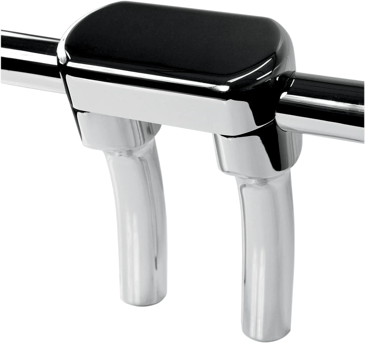 Handlebar Riser & Top Clamp Kit for LA Choppers (5-1/2", Chrome)