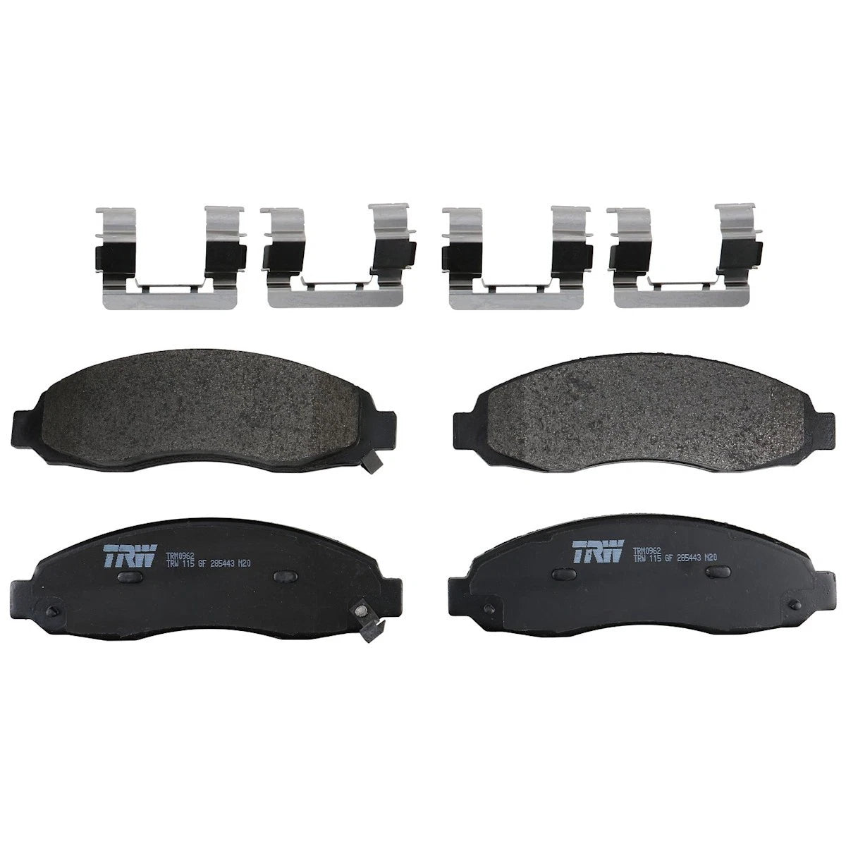 2X TRM0962 Brake Pad Set for Dodge Dakota (2003–2004) Front