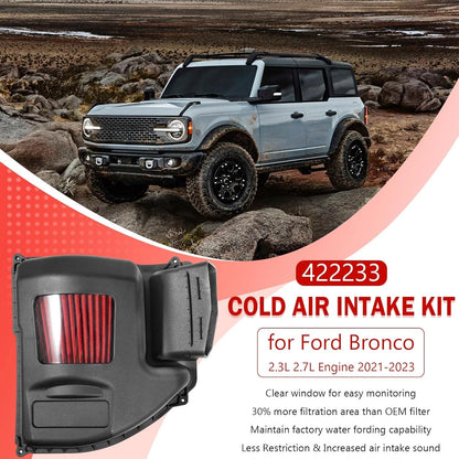 Roush Cold Air Intake Induction System Kit for Ford Bronco (2021–2023) 422233