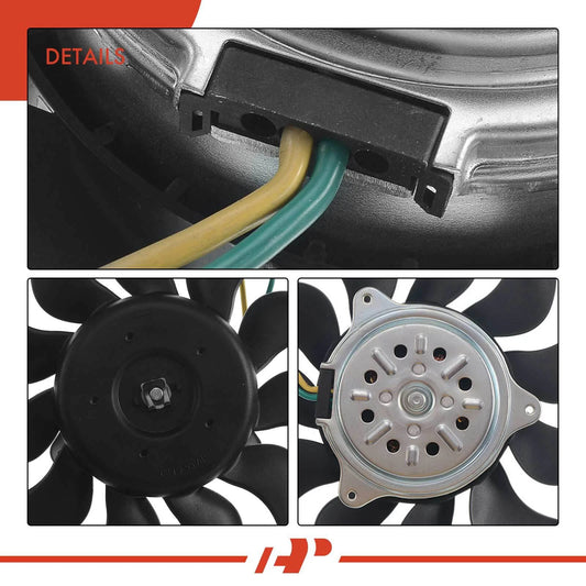 Radiator & AC Condenser & 2X Cooling Fans Kit for Audi A6 (2006–2010) - 4F0121251AA, 4F0121251AF, 4F0121251M, 4F0959455