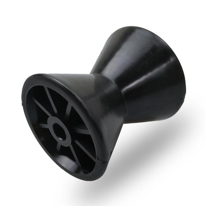 4" Boat Trailer Bow Roller for 1/2" Shaft (Black)
