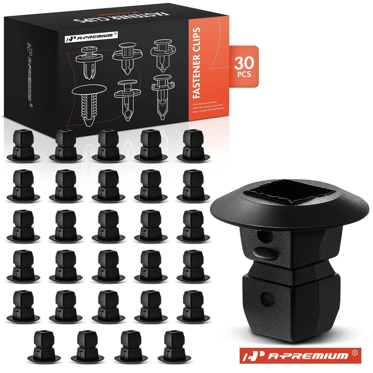 30Pcs Wheelhouse Mounting Clip Set for Audi (N90833801, N-908-338-01, 20924)