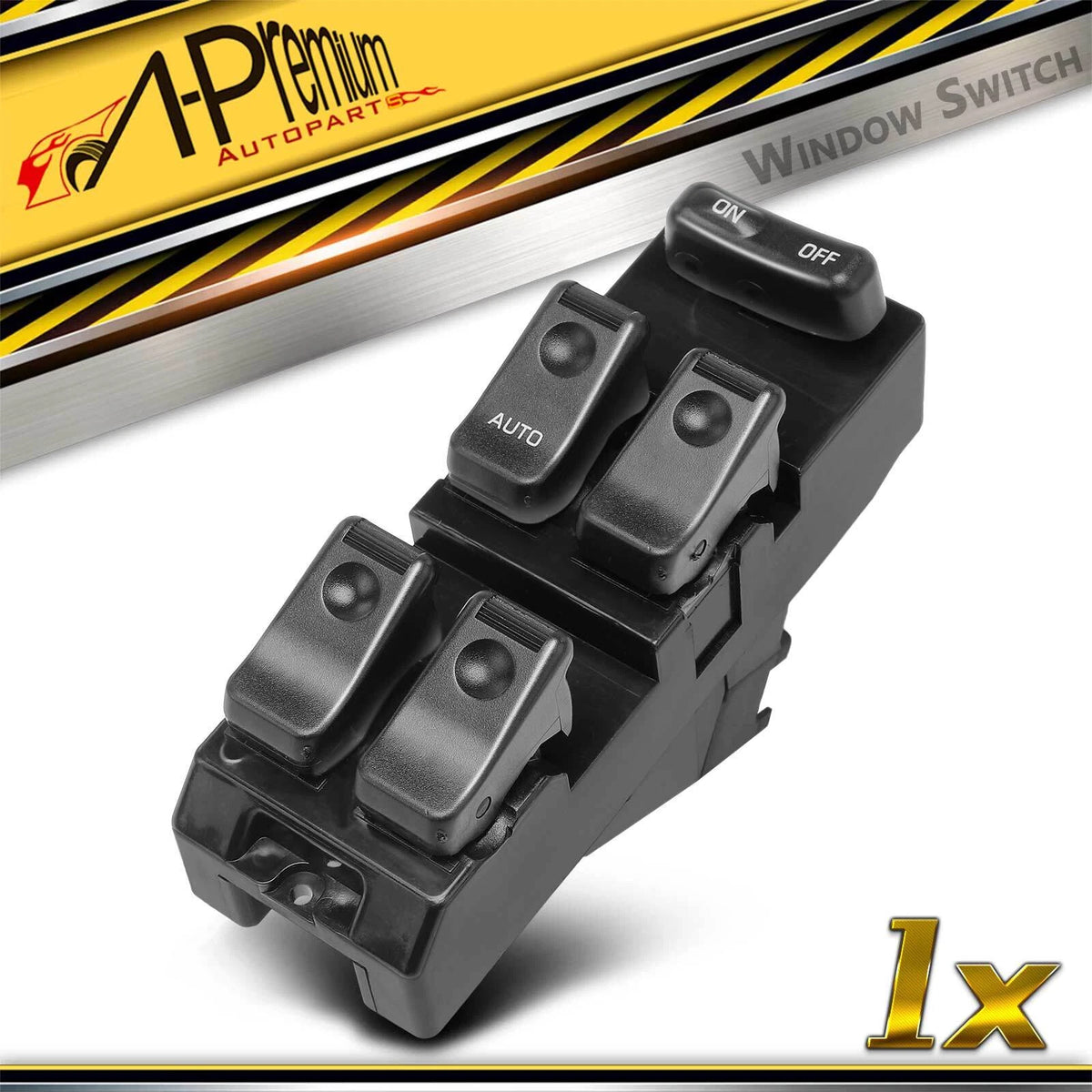 Front Left Power Window Switch for Mazda MPV, Protege (1996–1998) BC8E-66-350A, BC8E66350A