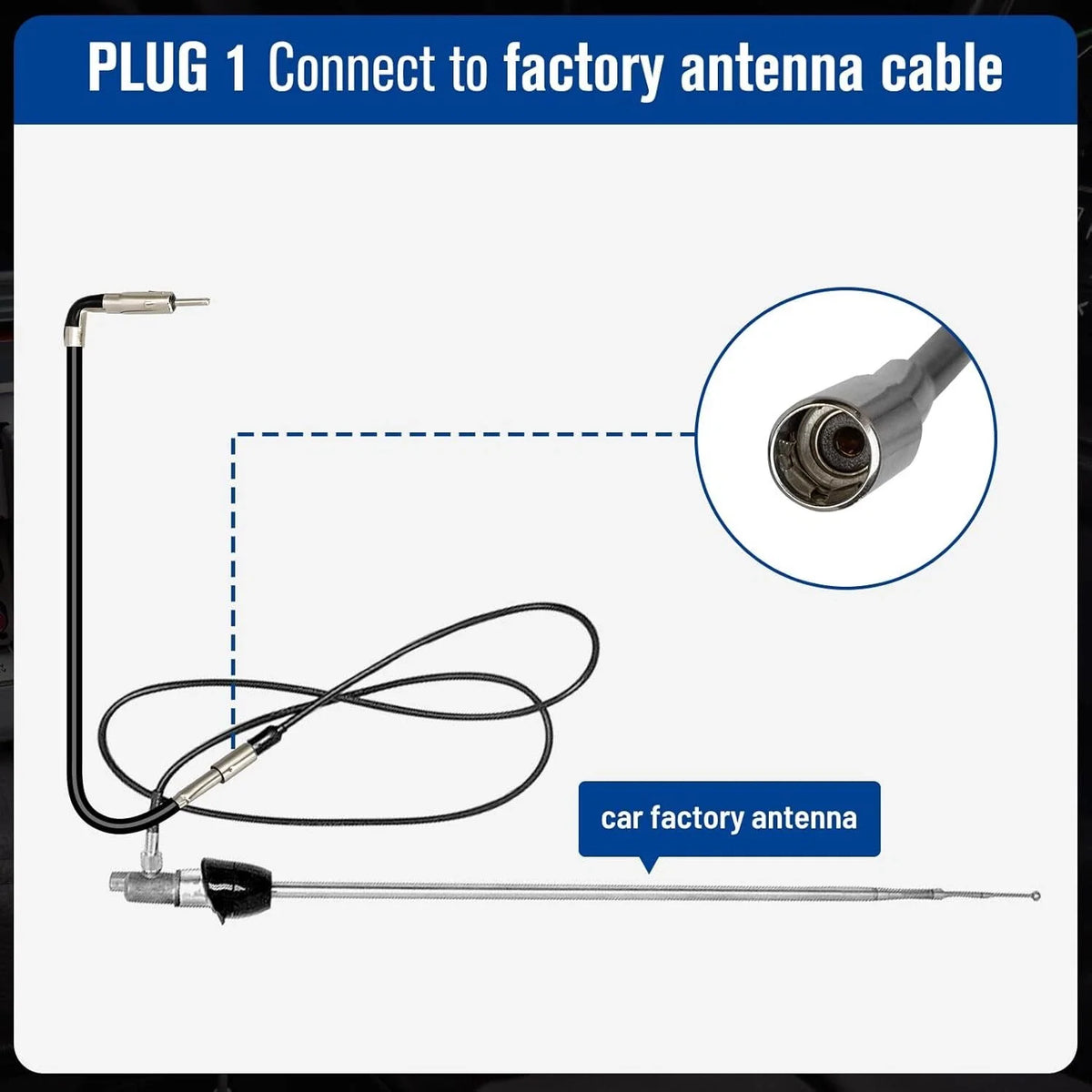 1997-2007 Chevy Malibu Express Antenna Adapter