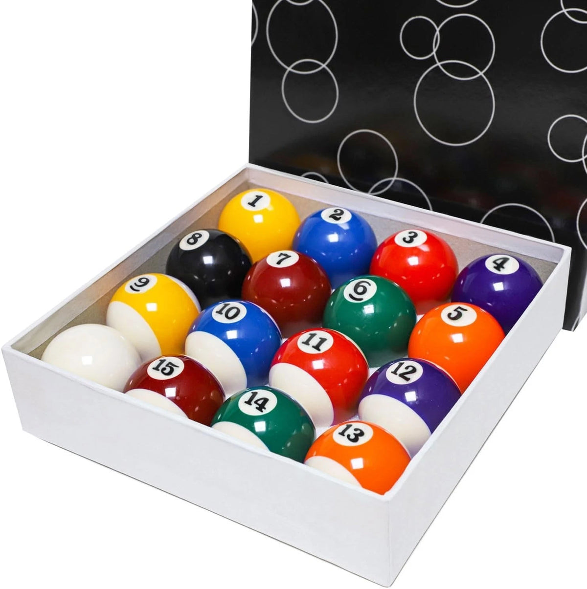 Set of 4 Billiard Balls 2-1/4" for Jump Shots and Trick Shots