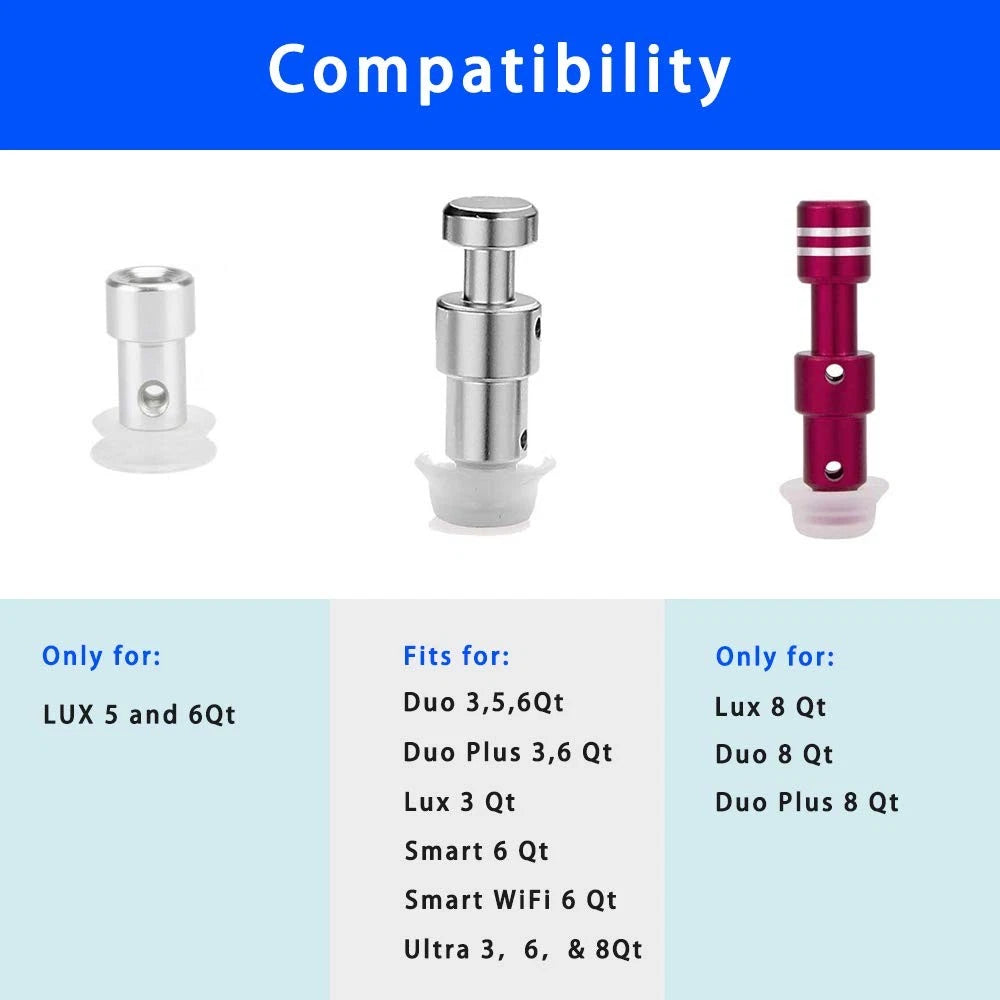 Steam Release Handle and Float Valve Replacement Parts with Anti-Block Shield