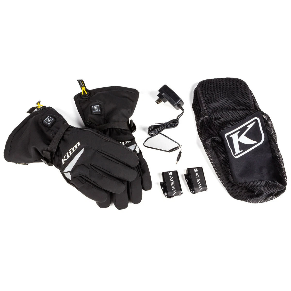 Klim Snowmobile Heated Gloves for Snowmobiles (S, 2XL)