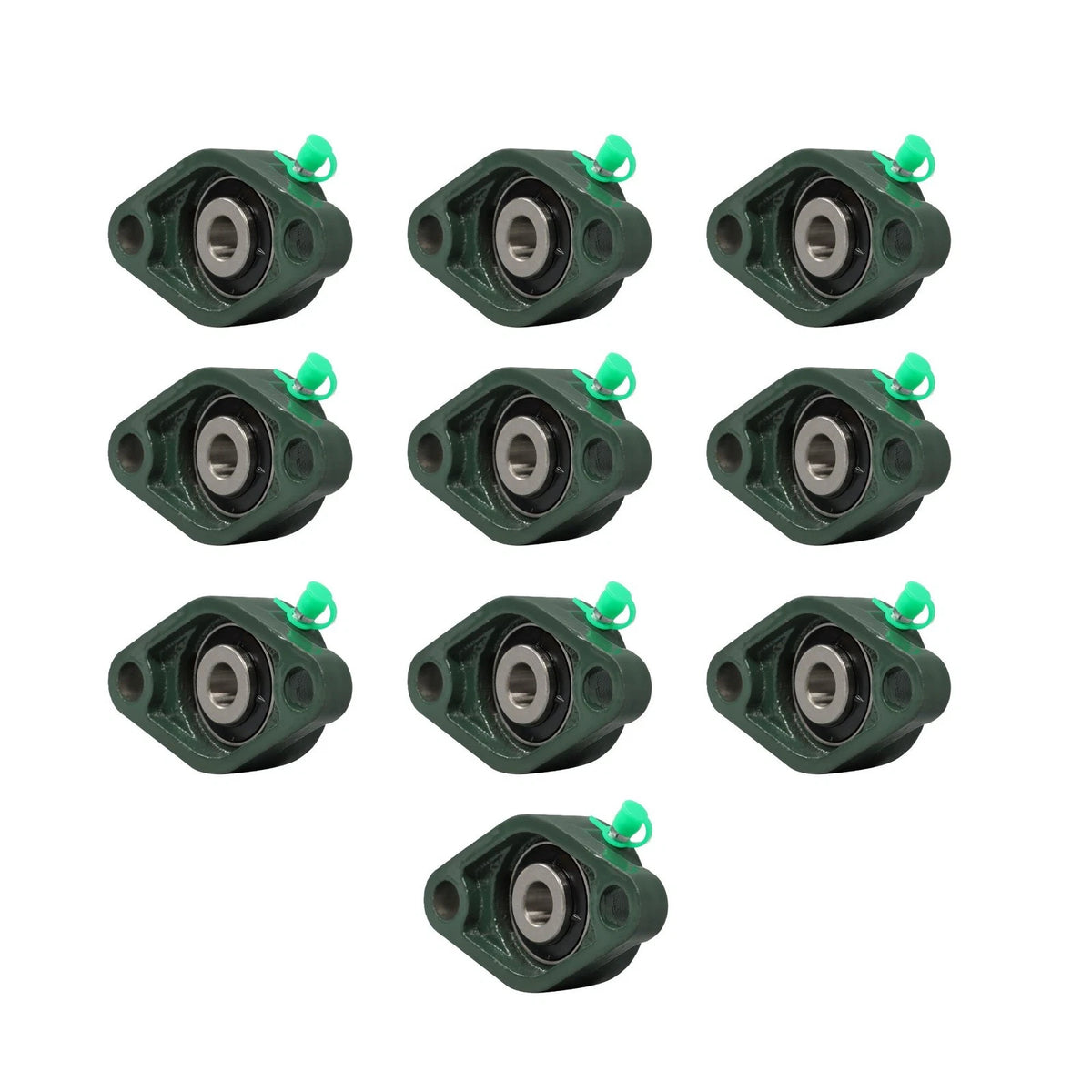 10PCS UCFL201-8 Pillow Block Bearing 1/2" Hole 2-Bolt for