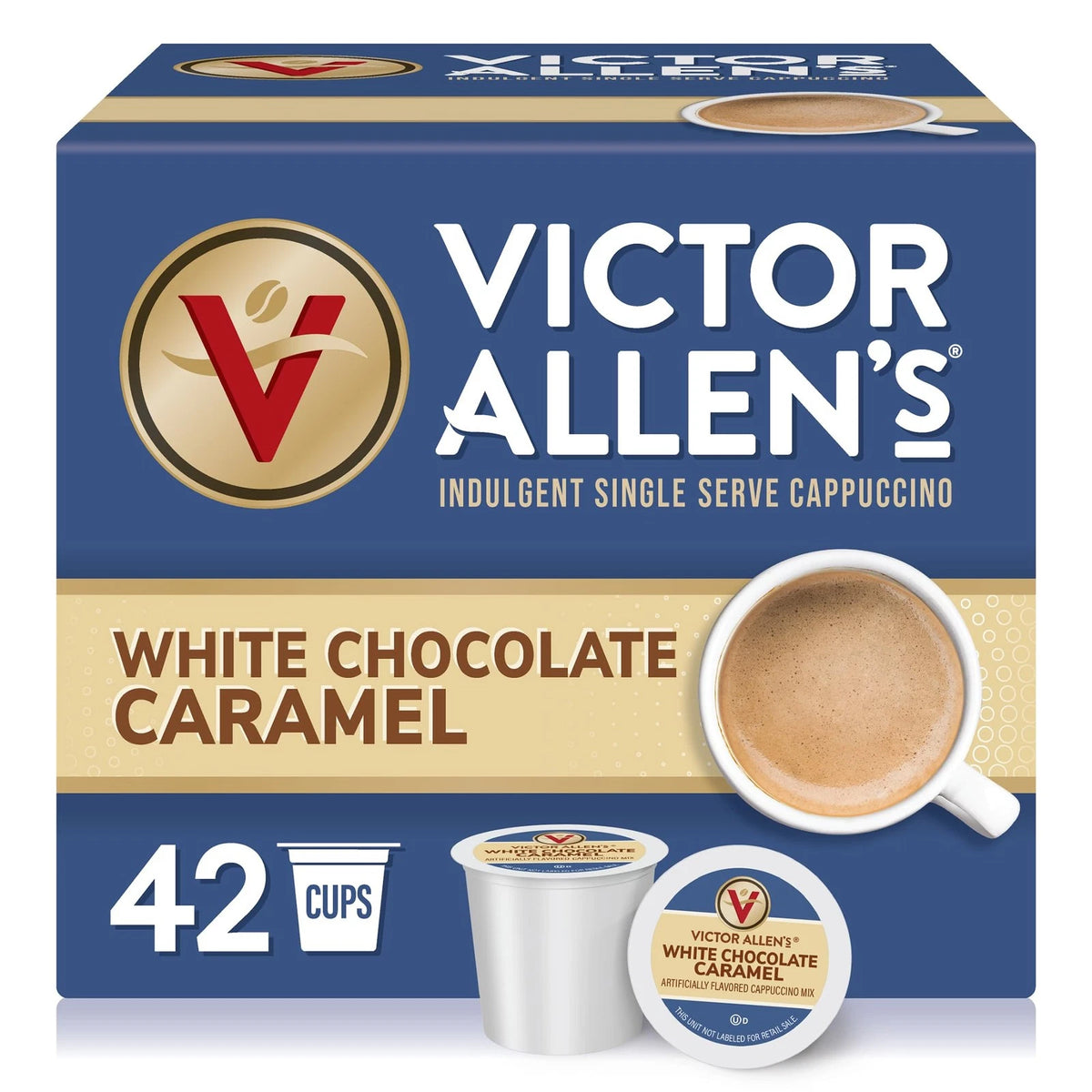42 Count White Chocolate Caramel Cappuccino for Coffee Lovers