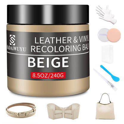 Leather Recoloring Balm 8.5oz for Automotive Interiors