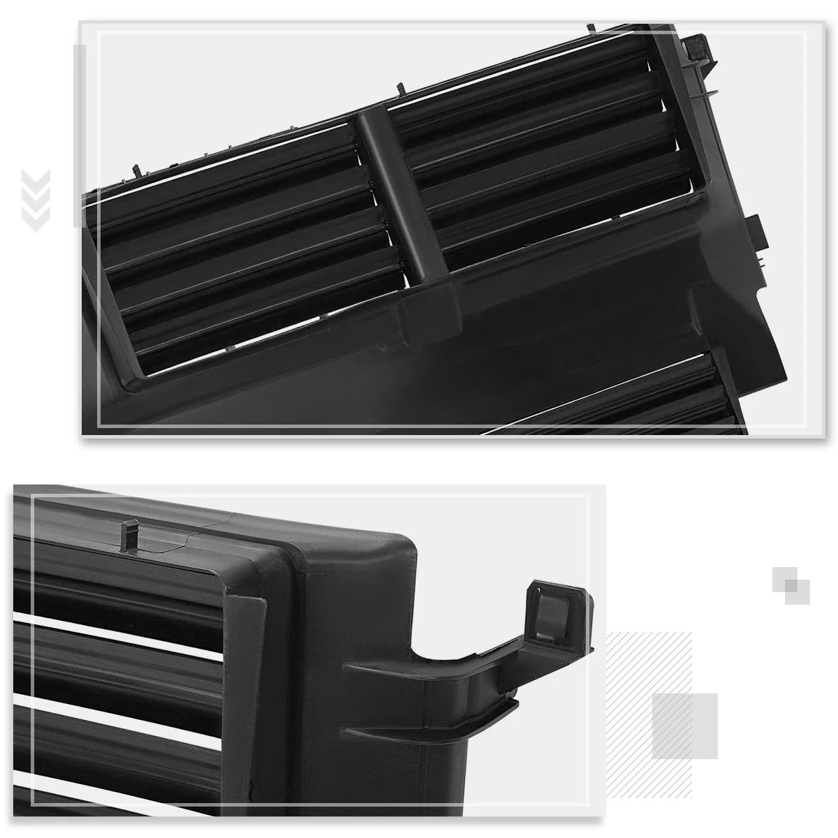 Radiator Grille Shutter Assembly Active for Ford Focus 2012-2014