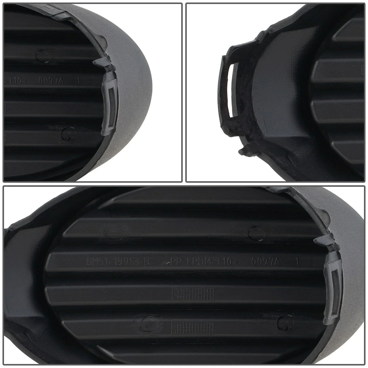 Fog Light Cover - Black, Left Side for Ford Focus (2012-2014)