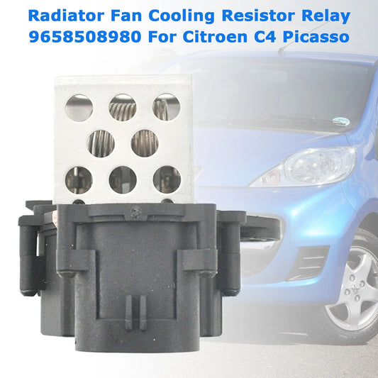 Radiator Fan Cooling Resistor Relay for Citroen C4 Picasso (2006–2013) 1308CL, 9658508980, 8241005