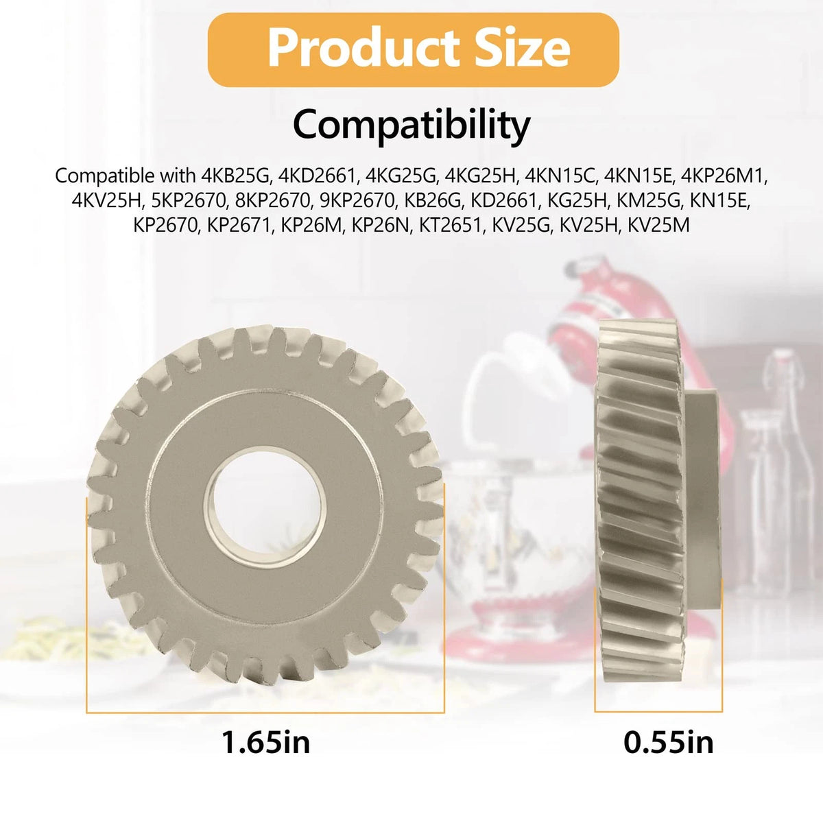 Replacement Worm Gear Parts for KitchenAid