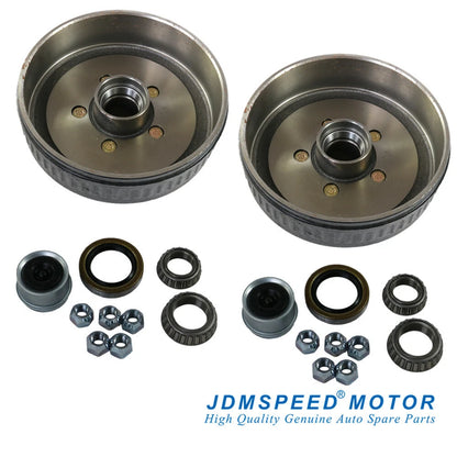 Complete Kit Electric Brake Hub Drums for Trailer 5 on 5" Axle (3500 lb) Z292-5-5102