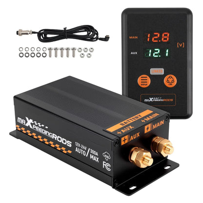 Dual Battery Smart Isolator 300A for Universal Vehicle Marine