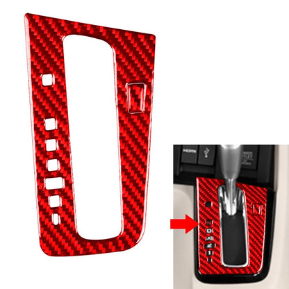 Carbon Red Gear Shift Panel Cover Trim for Honda Civic 2012–2015
