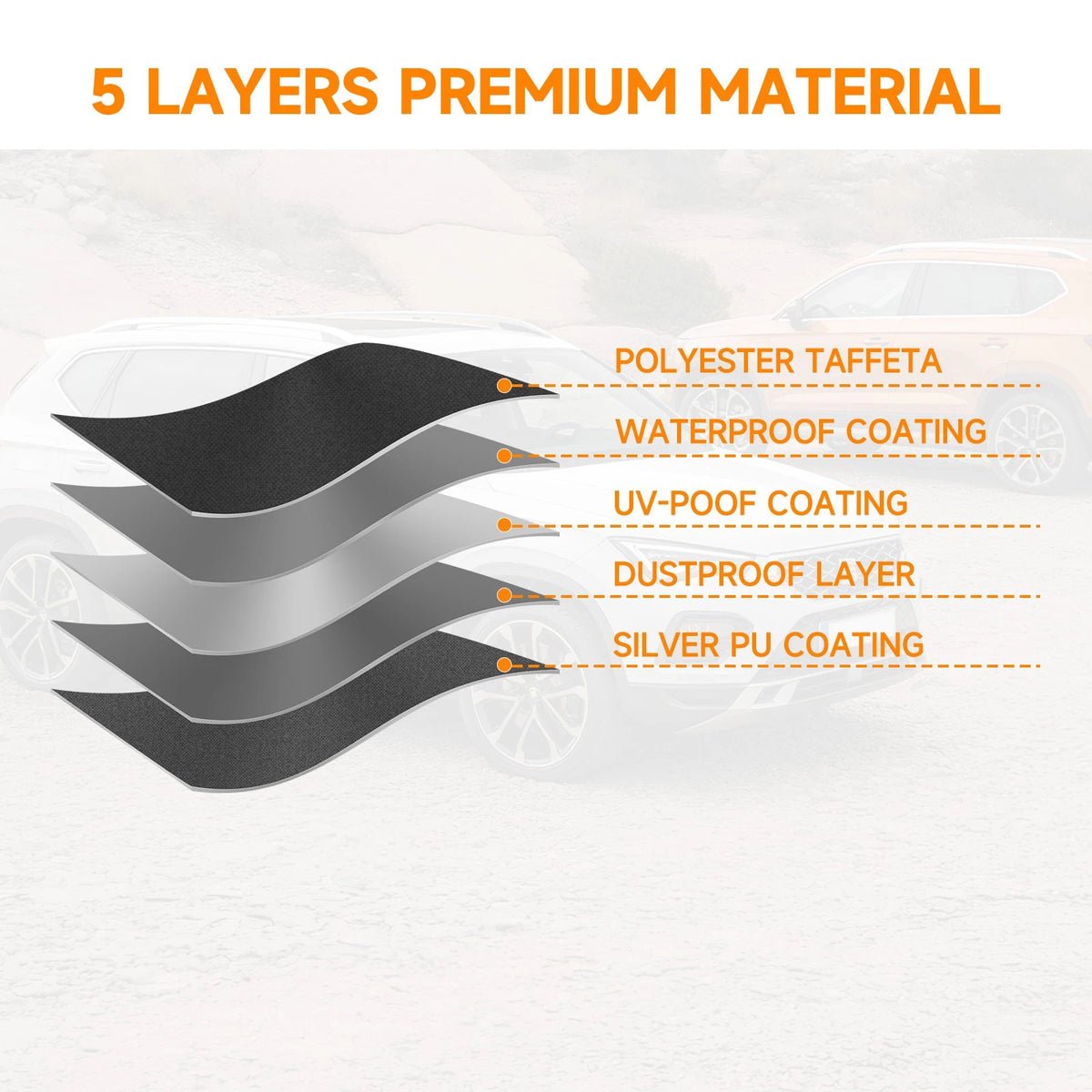 Car Cover for Bentley Flying Spur (NEVA52153XXL) Waterproof UV Protection