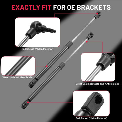 2X Liftgate Struts for 1999-2004 Jeep Grand Cherokee Rear