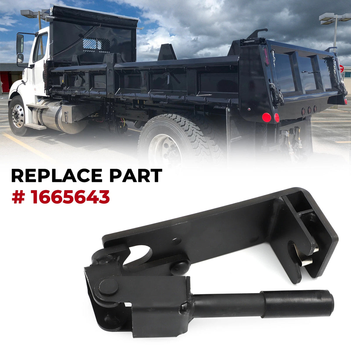 EZ Tailgate Latch Kit for Cars & Trucks Rugby Rear Dump Body