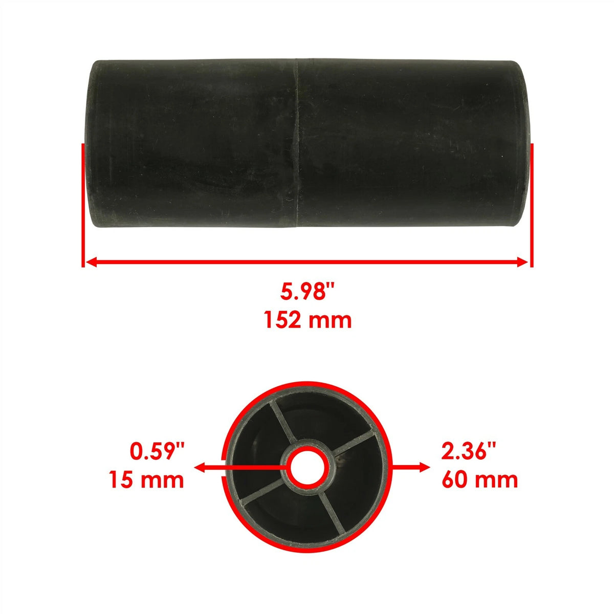 Rear Deck Roller for MTD (73105679B, 73105679, 73105679A)