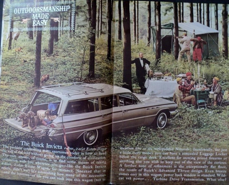 Oversized Sales Brochure for Buick Station Wagon Invicta Special Estate (1962)
