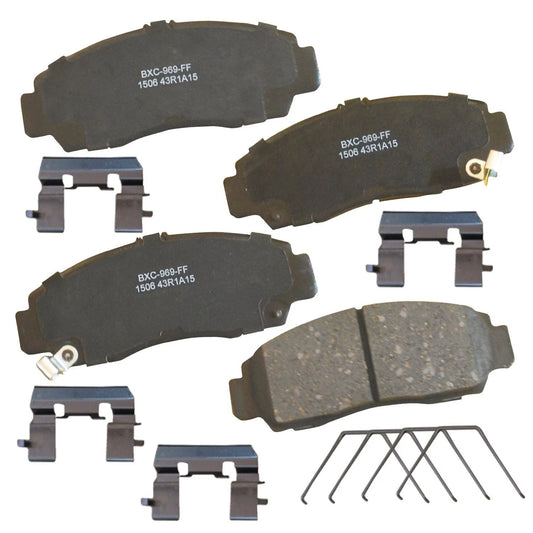 Premium Ceramic Front Brake Pads for Acura CL, RL, TL, TSX, Honda Accord