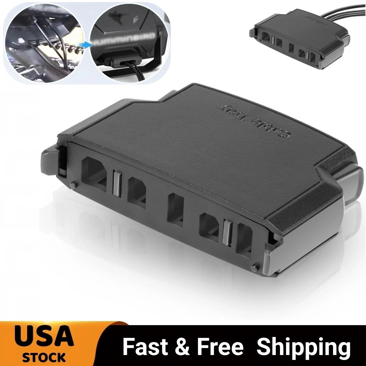 Helix Cable Collector Tray for Humminbird Helix8/9/10/12 Series (740184-1)