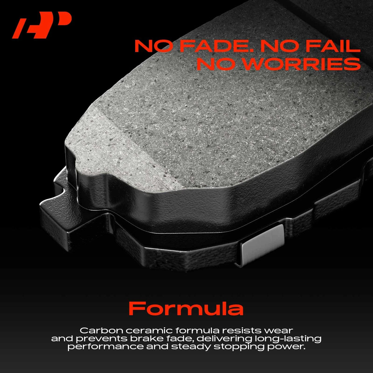 Set of 4 Front Ceramic Brake Pads for Audi A4 (2017–2019) D1897, EHT1897