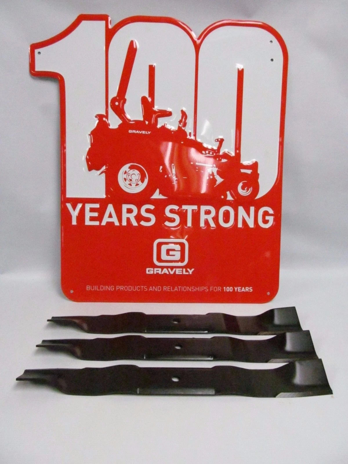 Set of 3 Lawnmower Blades for Gravely Ariens