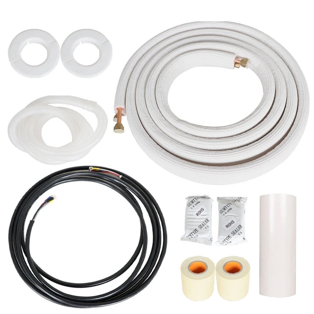 Air Conditioning Cooling Connection Pipe Install Kit for (16FT)