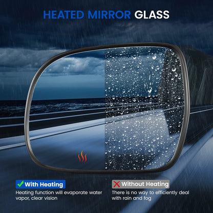 Left Side Mirror Glass for Lexus RX350 RX330 RX400h 2004-2009
