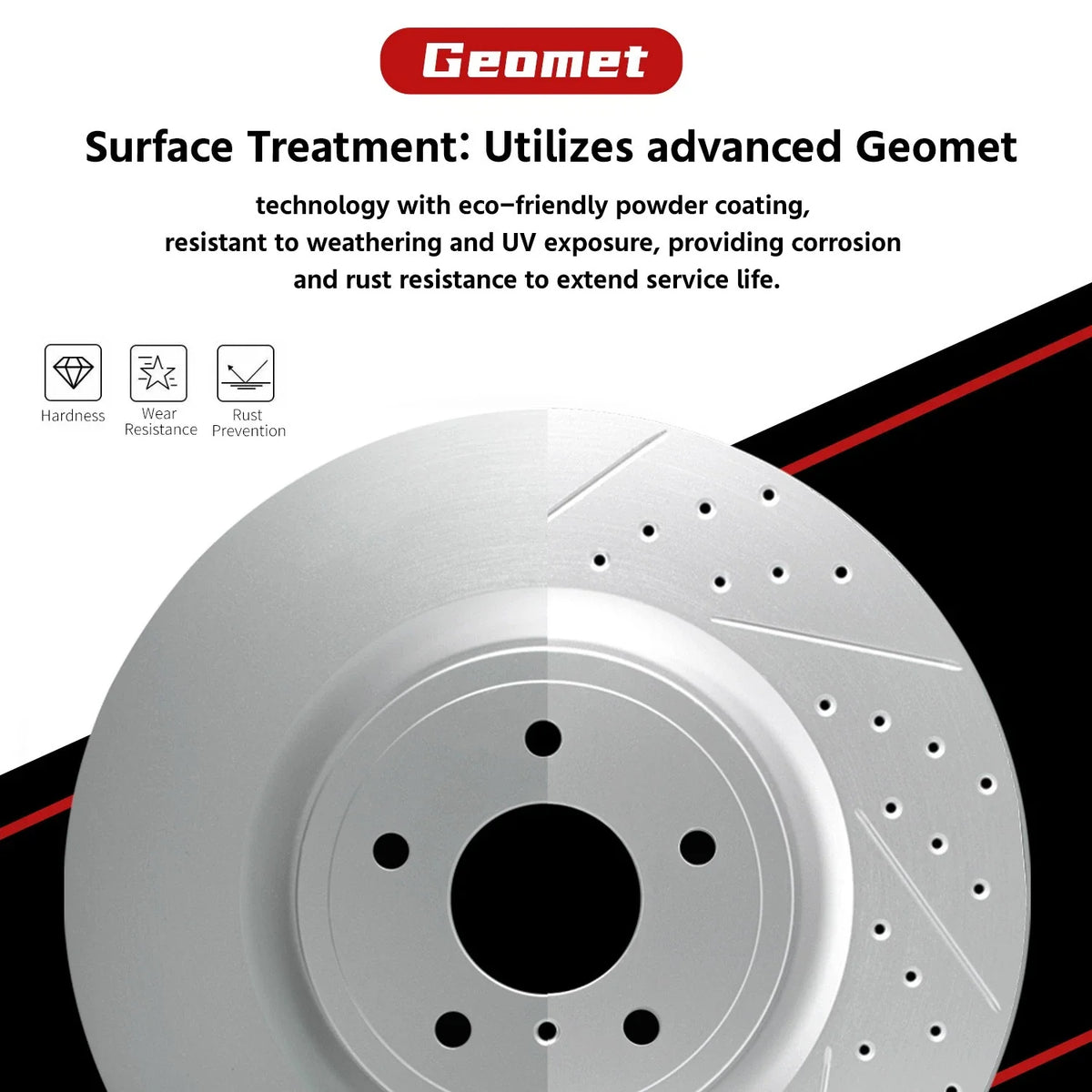 Front & Rear Drilled Rotors + Brake Pads for Mazda 3 (2004–2013)