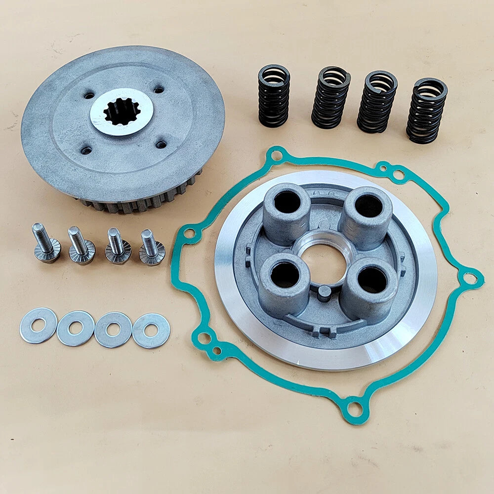 Clutch Kit Inner Hub Pressure Plate W/Gasket for Kawasaki KX80 KX85 KX100 KX112 (11061-0869 13087-1170 13187-1013 13088-1016 13089-1120)