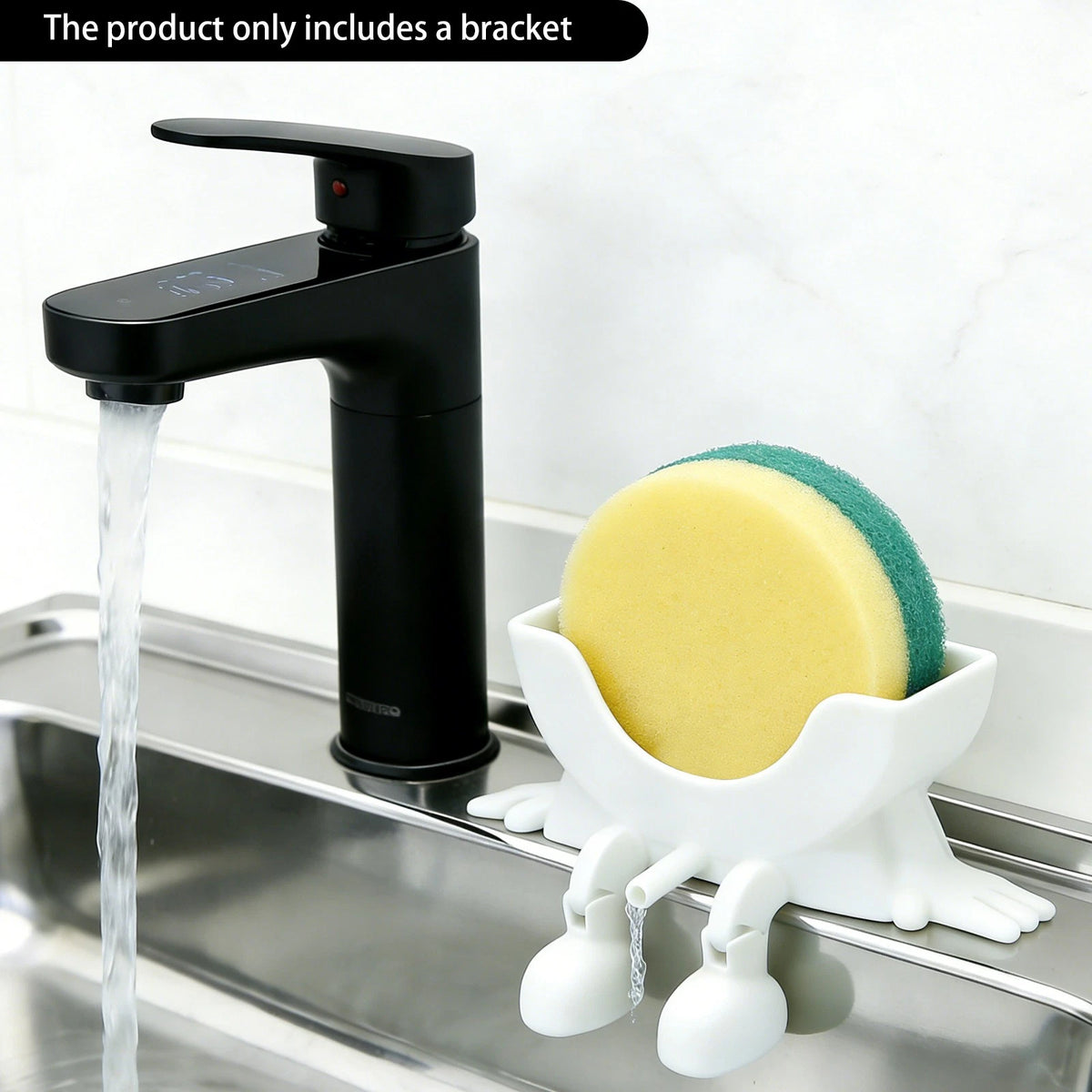 Sponge Holder for Kitchen Sink (Countertop, Drainage)