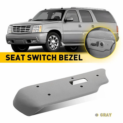 Gray Power Seat Switch Bezel Trim Panel for GMC Chevy 2002-2020