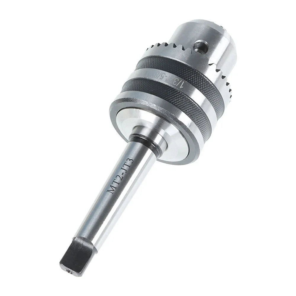 1/32" - 5/8" Drill Chuck with MT2-JT3 Shank and Key