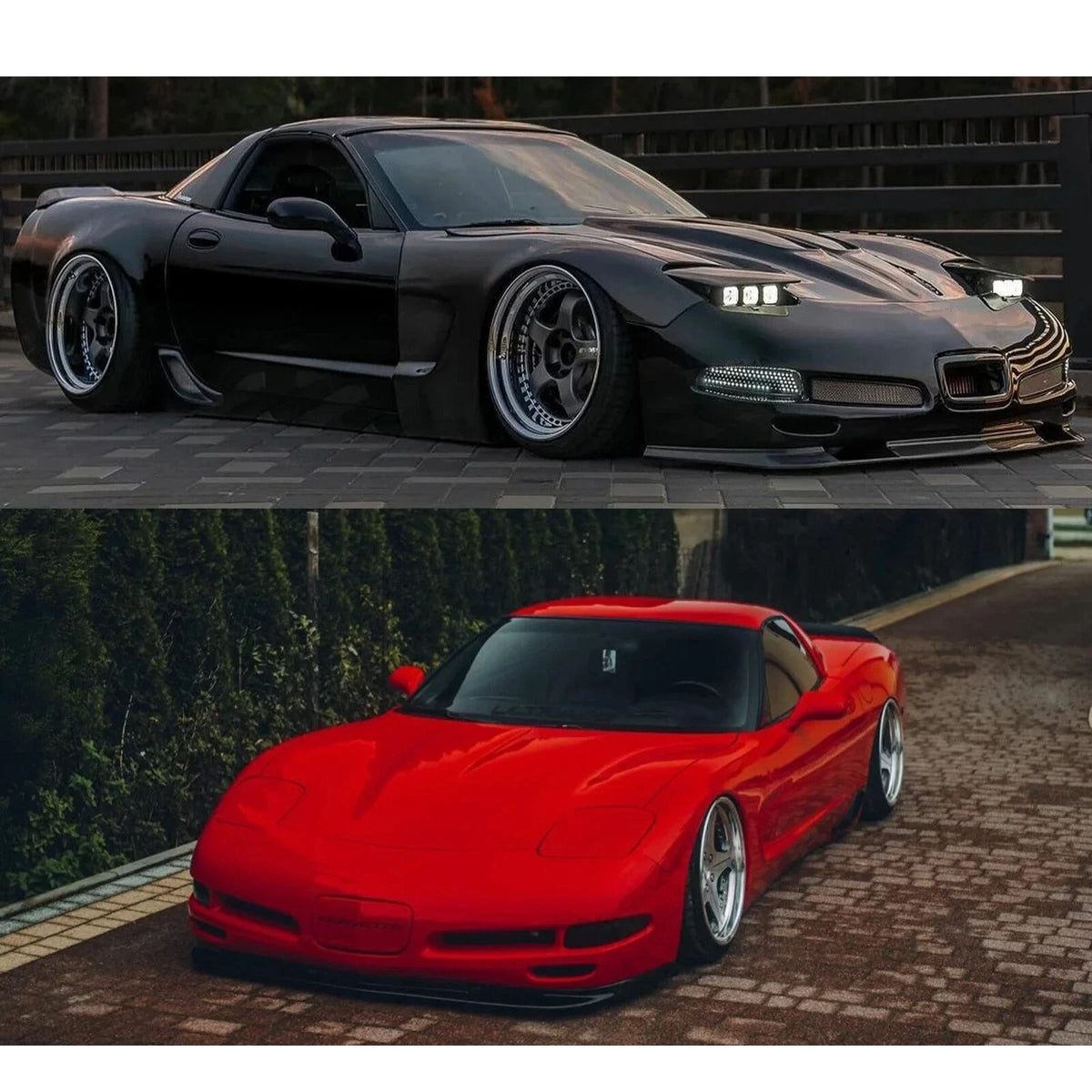 Front Bumper Lip Splitter Kit for Chevrolet Corvette C5 (1997–2004) ZR1 Style