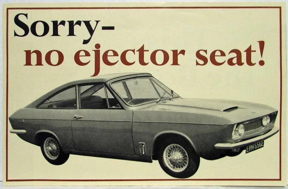 Sales Folder for 1968 Bond Equip 2-Litre GT