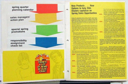Dealers Advertising Merchandising Materials for Oldsmobile (1978)