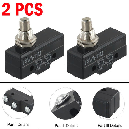 2PCS Push Plunger Momentary Limit Switch for CNC Mill Plasma