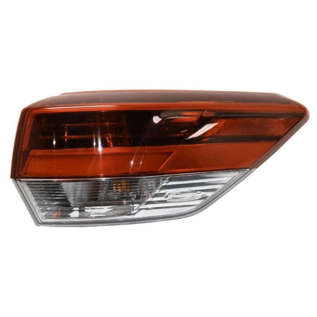 Tail Light for Toyota Highlander (2018–2019) Outer LED Clear Lens KLX-KSI-716739B-CL360A50, TO2805143