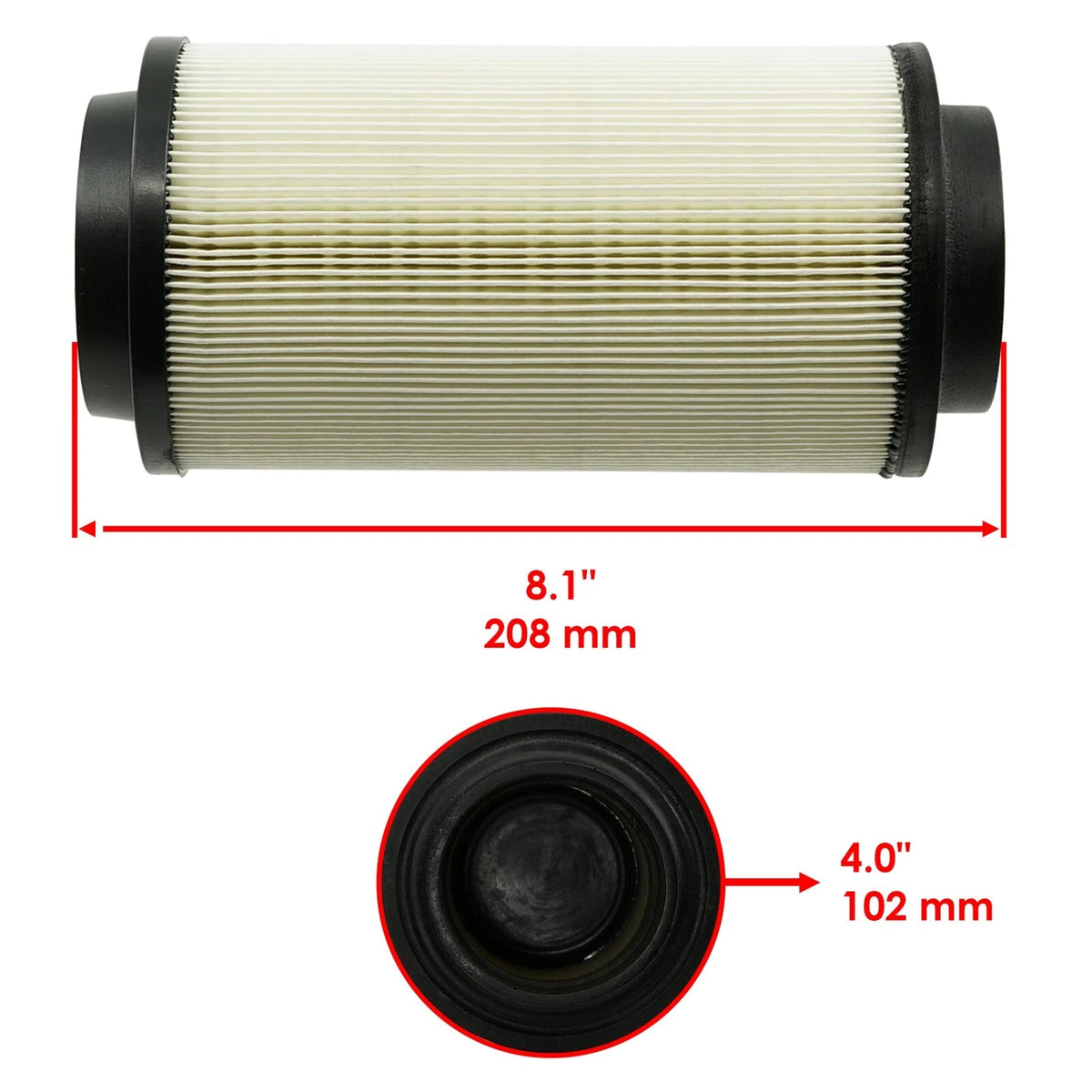 Air Filter w/Prefilter Air Sleeve for Polaris Sportsman SP 570 (2015–2019) AF104A2060