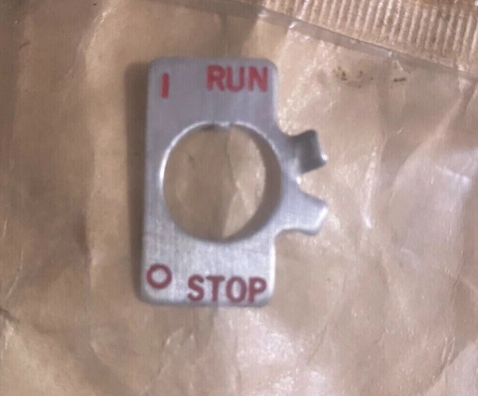 On/Off Switch Plate for Homelite Super XL, XL-12