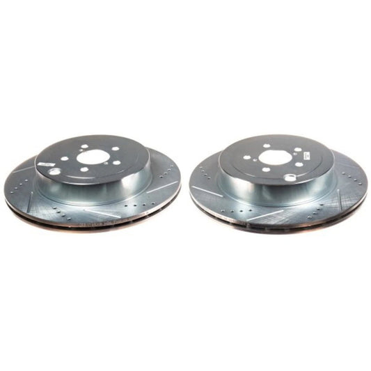 Set of 2 Powerstop Brake Discs JBR1795XPR for Subaru BRZ Toyota 86 (2017–2020)