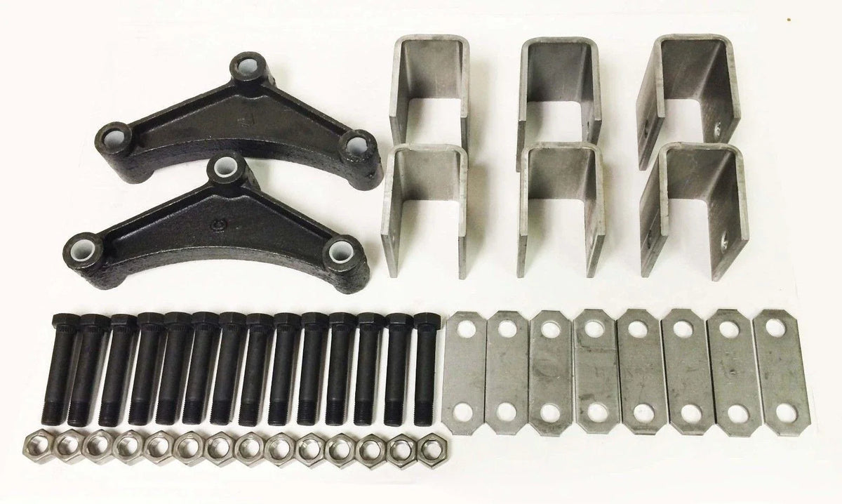 Trailer Leaf Spring Hanger Kit for Tandem Axle Suspension (Double Eye)